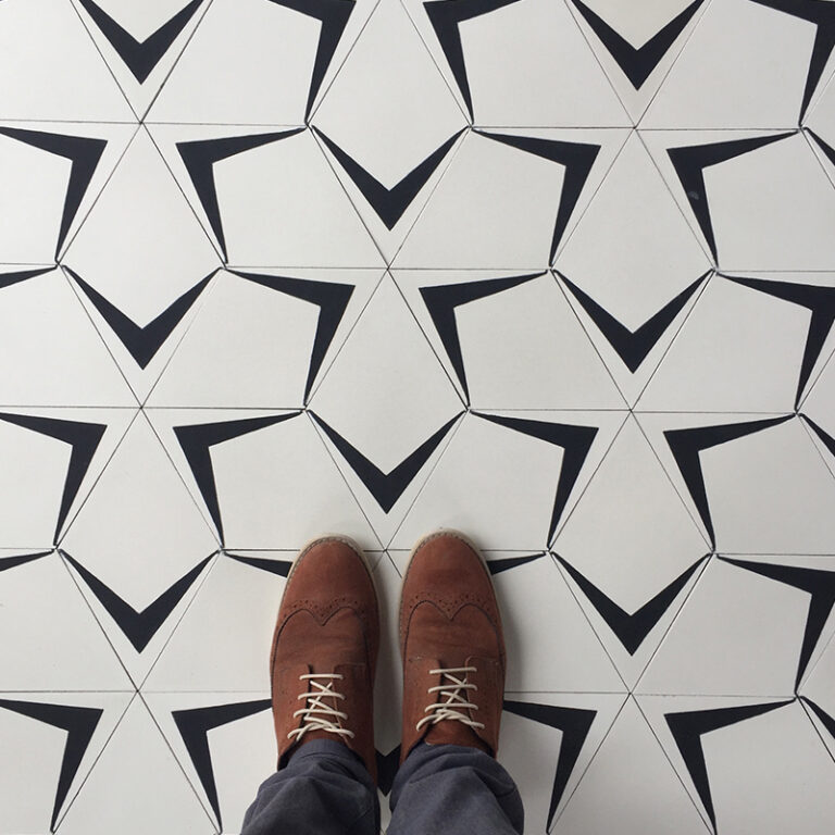 Soar-A Concrete Tiles - Milk + Kohl - Floor