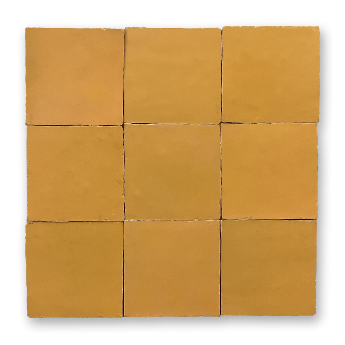 ZELLIGE 4x4 SQUARE - Mais - Handmade Moroccan Tiles - popham design