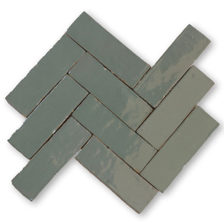 Zellige Dash Tile - Eucalyptus