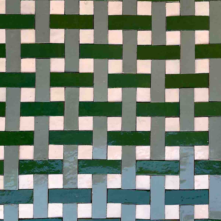 Zellige Dash Tile - Eucalyptus