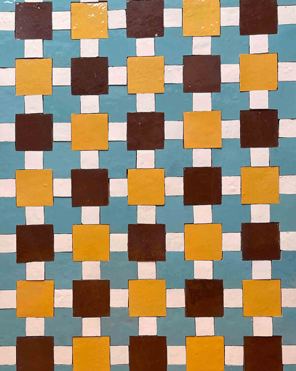 ZELLIGE 4x4 SQUARE - Mais - Handmade Moroccan Tiles - popham design